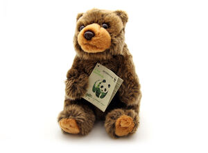 15.184.013 Медведь бурый мягкая игрушка  (18 см)