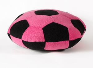 PR-100/PBlack Подушка круглая, цвет розовый-черный 30 см.