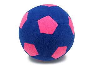 F-100/BP Мяч мягкий цвет сине-розовый 23 см