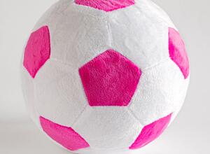 F-200/WP Мяч мягкий цвет белый/розовый 23 см