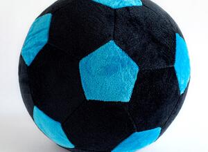 F-100/BlackBlue Мяч мягкий цвет черный, голубой 23 см.
