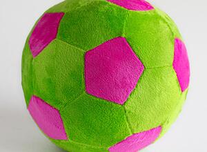 F-200/GP Мяч мягкий цвет зеленый/розовый 23 см