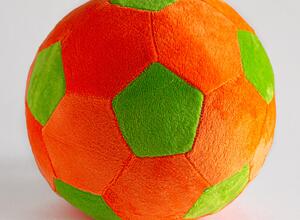 F-200/OG Мяч мягкий цвет оранжевый/зеленый 23 см
