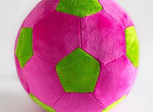 F-200/PG Мяч мягкий цвет розовый/зеленый 23 см