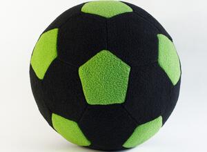 F-100/BlackLG Мяч мягкий цвет черный, зеленый 23 см.